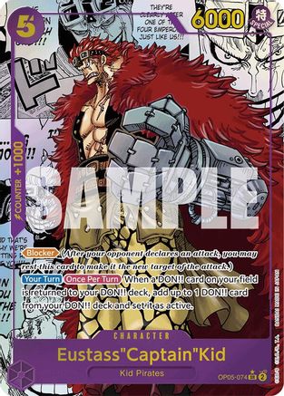 Eustass"Captain"Kid (OP05-074) (Manga) (OP05-074) - [Premium Booster -The Best-] Foil