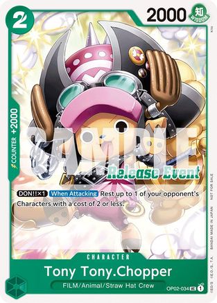 Tony Tony.Chopper (ST15 - ST20 Release Event Pack) (OP02-034) - [One Piece Promotion Cards]