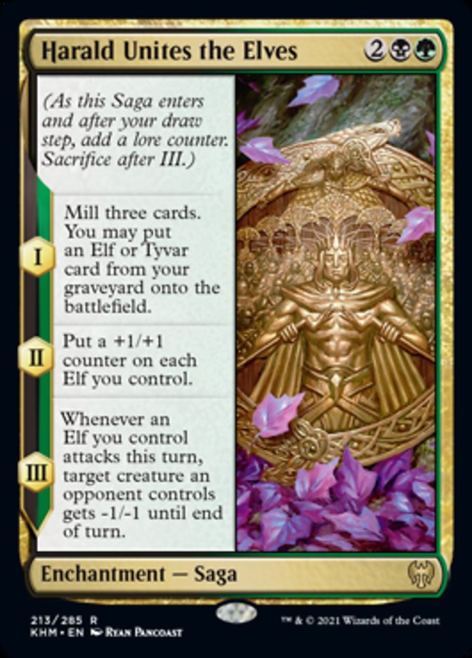 Harald Unites the Elves [Kaldheim] Foil