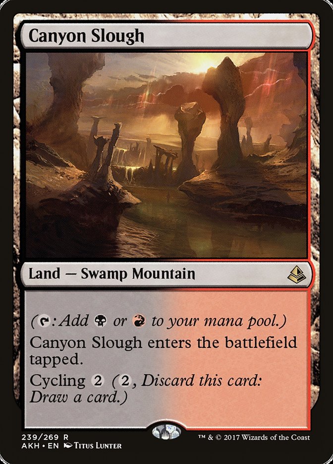 Canyon Slough [Amonkhet] Foil