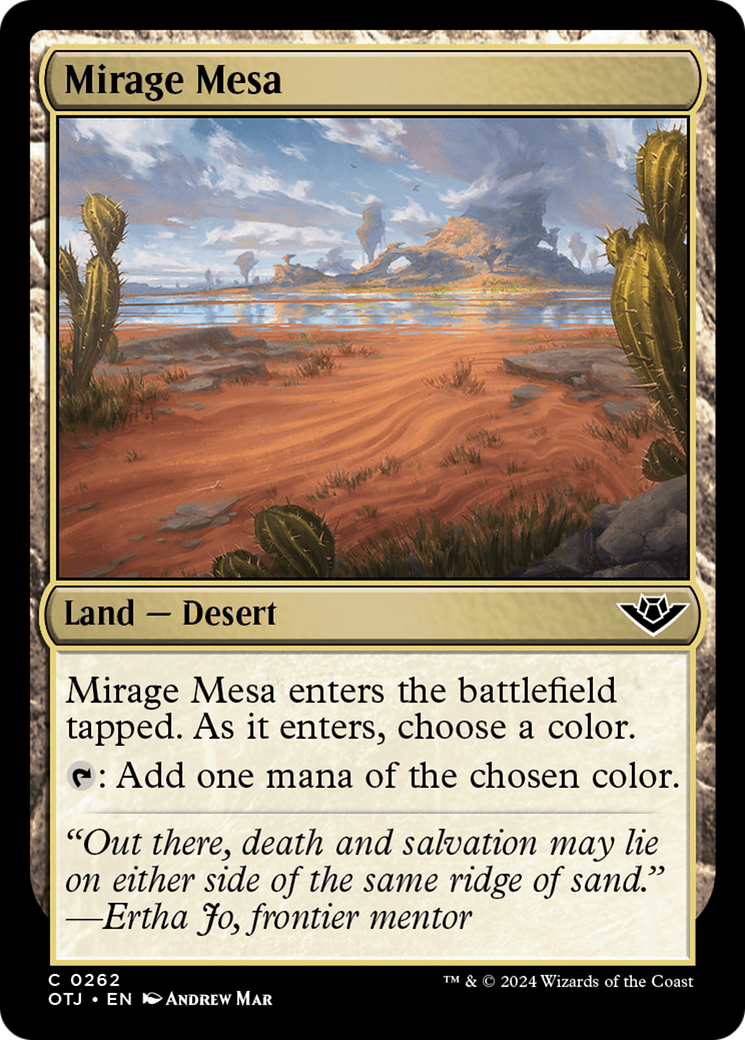 Mirage Mesa [Outlaws of Thunder Junction] Foil