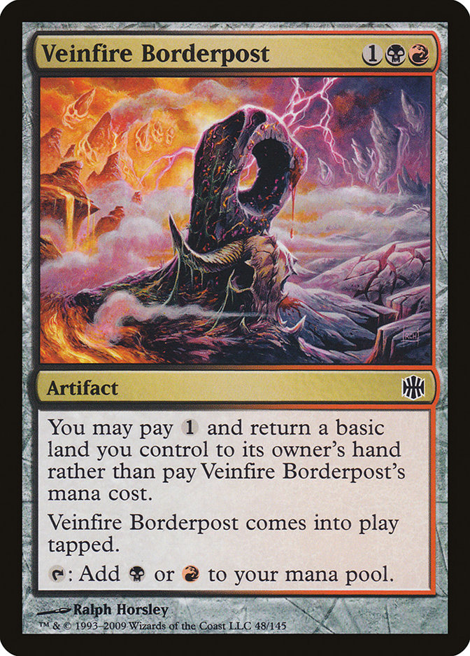 Veinfire Borderpost [Alara Reborn] Foil