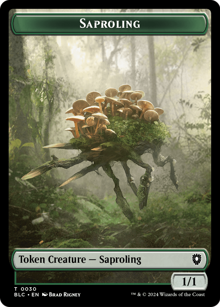 Saproling  [Bloomburrow Commander Tokens]