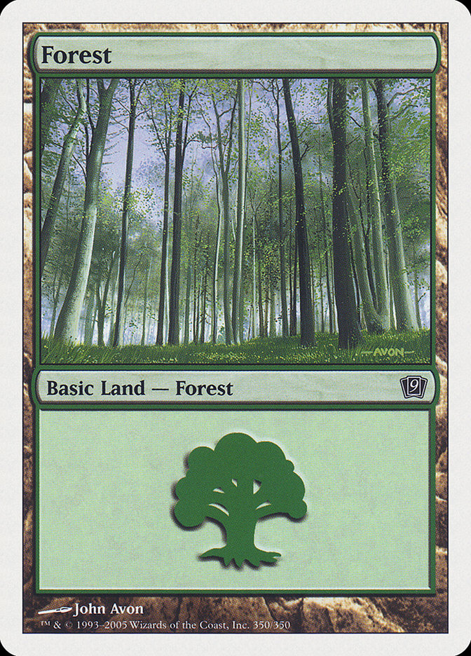 Forest (350) [Ninth Edition] Foil