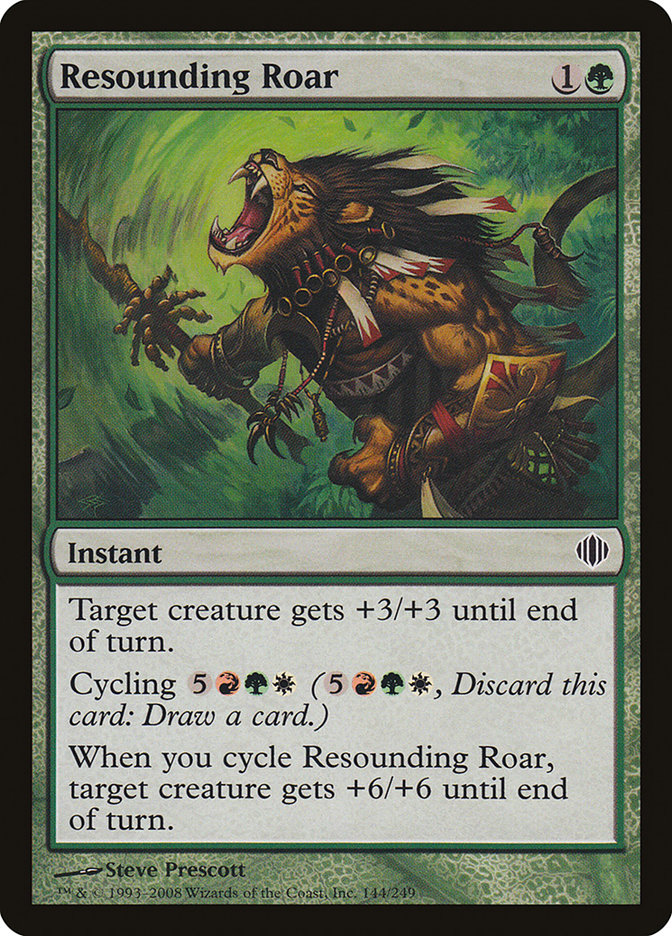 Resounding Roar [Shards of Alara] Foil