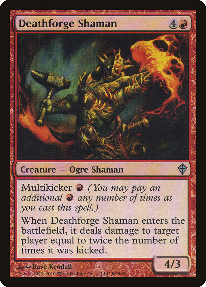 Deathforge Shaman [Worldwake] Foil
