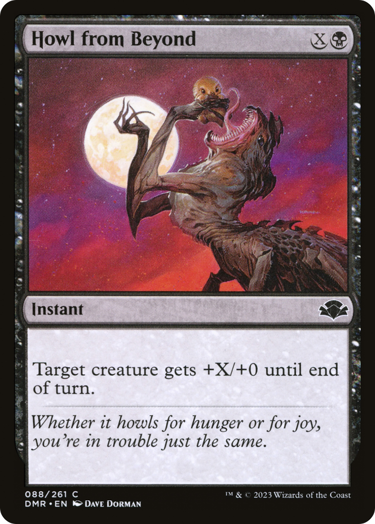 Howl from Beyond [Dominaria Remastered] Foil