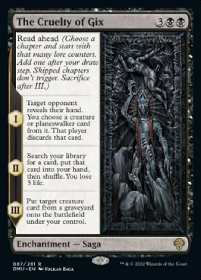 The Cruelty of Gix [Dominaria United] Foil
