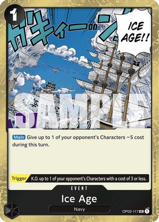 Ice Age (Jolly Roger Foil) (OP02-117) - [Premium Booster -The Best-] Foil