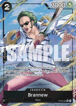 Brannew (Alternate Art) (OP03-089) - [Premium Booster -The Best-] Foil