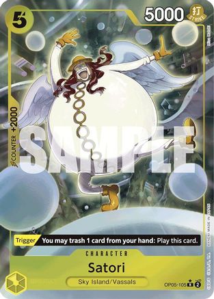 Satori (Full Art) (OP05-105) - [Premium Booster -The Best-] Foil