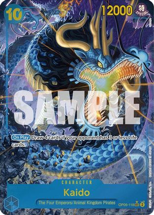Kaido (OP05-118) (Alternate Art) (OP05-118) - [Premium Booster -The Best-] Foil