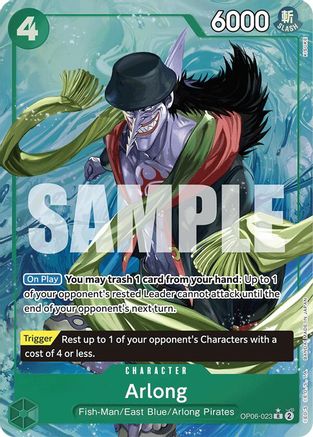 Arlong (Alternate Art) (OP06-023) - [Premium Booster -The Best-] Foil