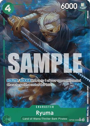 Ryuma (Full Art) (OP06-036) - [Premium Booster -The Best-] Foil