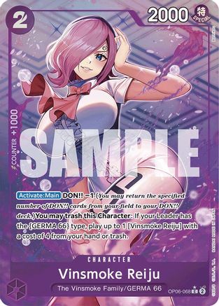 Vinsmoke Reiju (OP06-068) (Full Art) (OP06-068) - [Premium Booster -The Best-] Foil