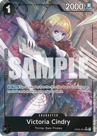 Victoria Cindry (Full Art) (OP06-091) - [Premium Booster -The Best-] Foil