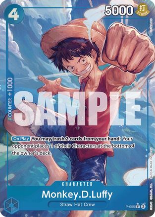 Monkey.D.Luffy (P-055) (Full Art) (P-055) - [Premium Booster -The Best-] Foil
