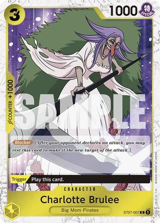 Charlotte Brulee (Jolly Roger Foil) (ST07-007) - [Premium Booster -The Best-] Foil