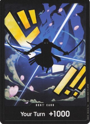 DON!! Card (Zoro) - [Premium Booster -The Best-] Foil