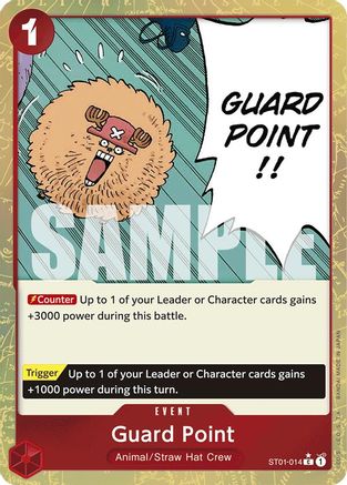 Guard Point (Textured Foil) (ST01-014) - [Premium Booster -The Best-] Foil