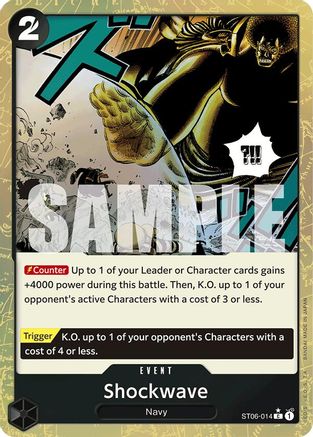 Shockwave (Textured Foil) (ST06-014) - [Premium Booster -The Best-] Foil