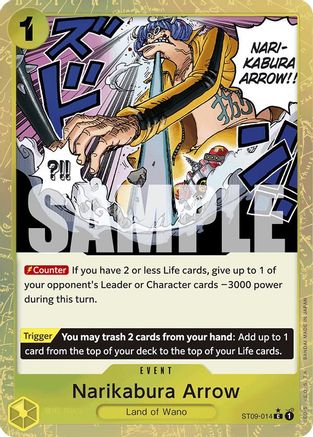 Narikabura Arrow (Textured Foil) (ST09-014) - [Premium Booster -The Best-] Foil