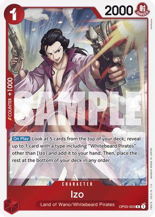 Izo (OP03-003) (Reprint) (OP03-003) - [Premium Booster -The Best-] Foil