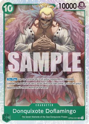 Donquixote Doflamingo (Reprint) (OP04-031) - [Premium Booster -The Best-] Foil