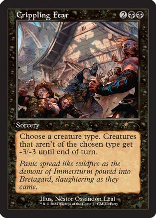 Crippling Fear (Retro Frame)  [WPN & Gateway Promos]