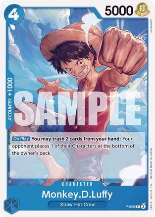 Monkey.D.Luffy (P-055) (Reprint) (P-055) - [Premium Booster -The Best-]