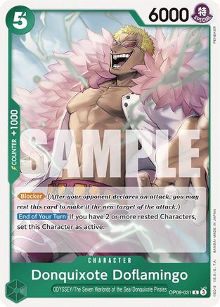 Donquixote Doflamingo (OP09-031) - [Emperors in the New World] Foil