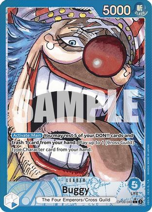 Buggy (042) (Parallel) (OP09-042) - [Emperors in the New World] Foil