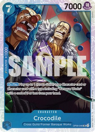 Crocodile (046) (OP09-046) - [Emperors in the New World] Foil
