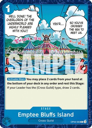 Emptee Bluffs Island (OP09-060) - [Emperors in the New World]