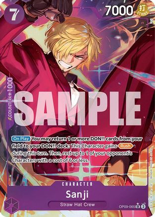 Sanji (065) (Parallel) (OP09-065) - [Emperors in the New World] Foil