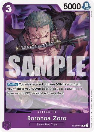 Roronoa Zoro (076) (OP09-076) - [Emperors in the New World] Foil