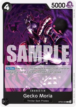 Gecko Moria (OP09-085) - [Emperors in the New World]