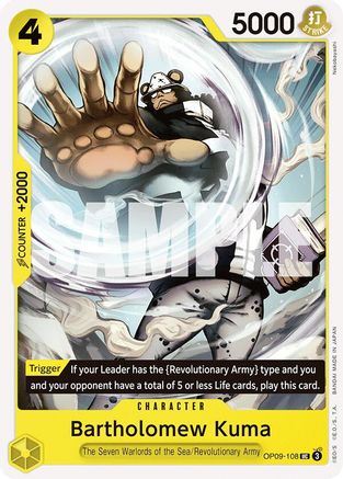 Bartholomew Kuma (OP09-108) - [Emperors in the New World]