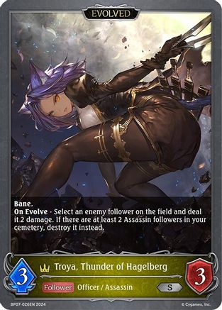 Troya, Thunder of Hagelberg (Evolved)