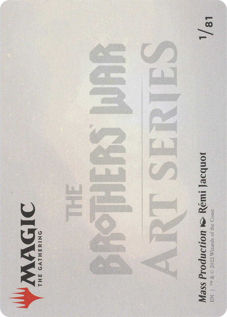Mass Production // Mass Production  [The Brothers' War Art Series] (Borderless)