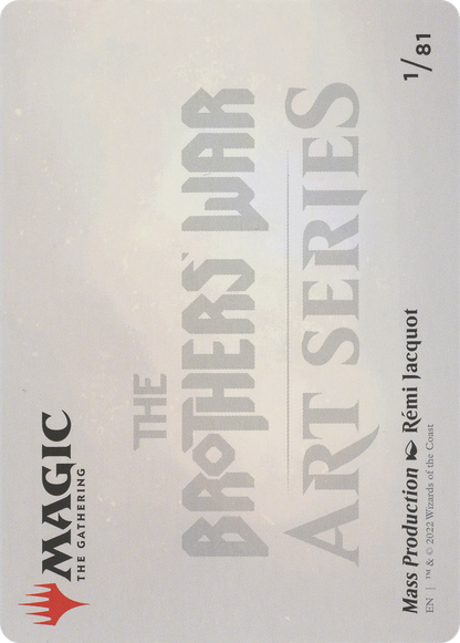 Mass Production // Mass Production  [The Brothers' War Art Series] (Borderless)