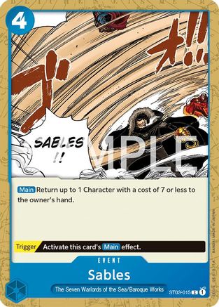 Sables (ST03-015) - [Revision Pack Cards]
