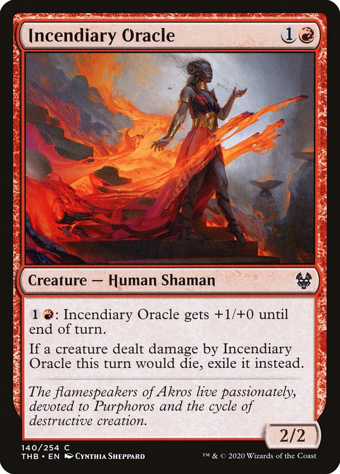 Incendiary Oracle [Theros Beyond Death] Foil