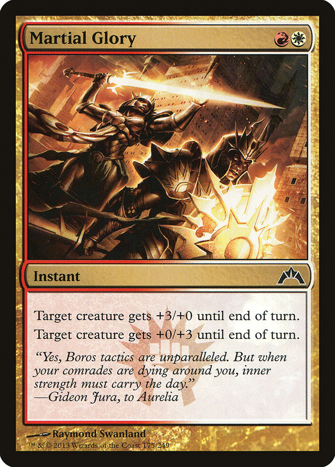 Martial Glory [Gatecrash] Foil