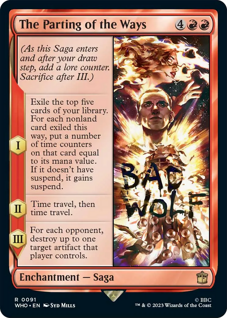 The Parting of the Ways [Doctor Who] Foil