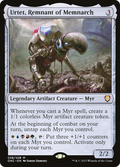 Urtet, Remnant of Memnarch [Phyrexia: All Will Be One Commander] Foil