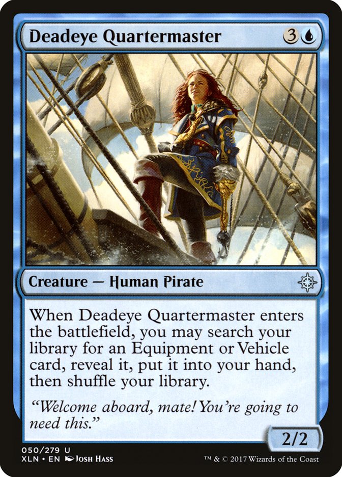 Deadeye Quartermaster [Ixalan] Foil