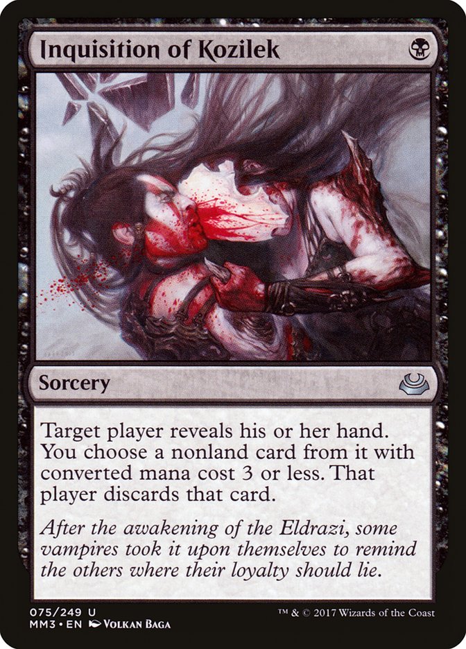 Inquisition of Kozilek [Modern Masters 2017] Foil