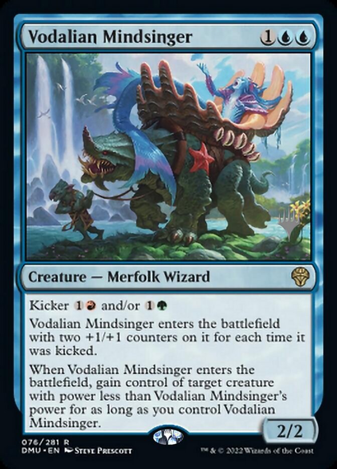 Vodalian Mindsinger (Promo Pack) [Dominaria United Promos] Foil