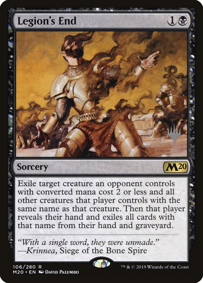 Legion's End (Promo Pack) [Core Set 2020 Promos] Foil